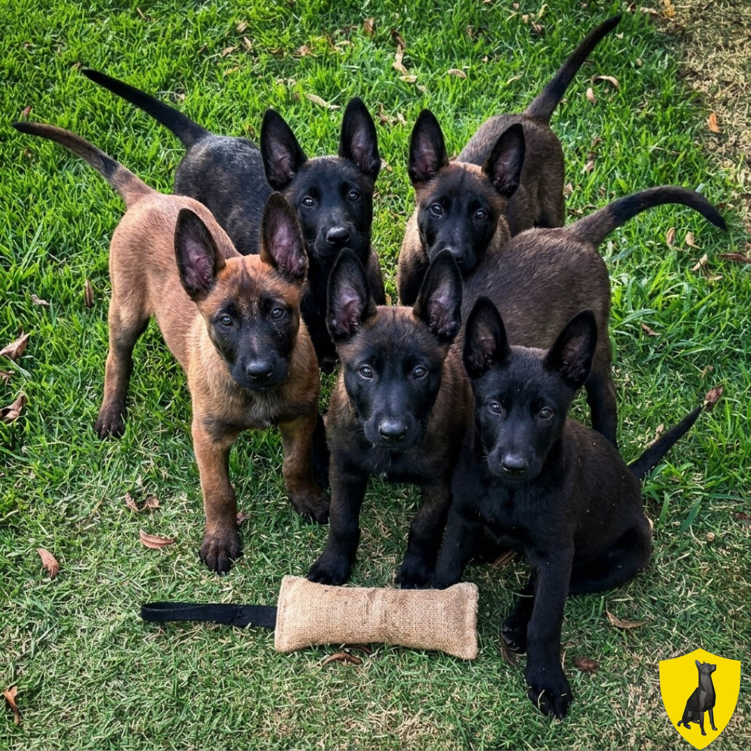 Ninhada de filhotes de Pastor Belga Malinois